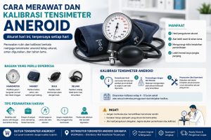 Cara Merawat dan Kalibrasi Tensimeter Aneroid