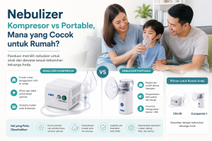 Nebulizer Kompresor vs Portable, Mana yang Cocok untuk Rumah?