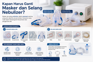 Kapan Harus Ganti Masker dan Selang Nebulizer?