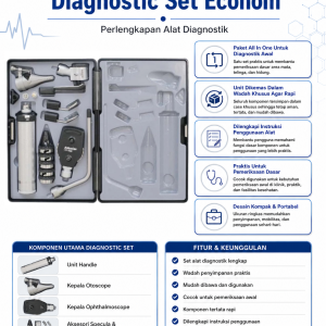 Diagnostic Set Econom ABN — Paket Otoscope & Ophthalmoscope
