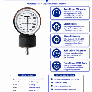 Gauge (Manometer) Tensimeter Aneroid ABN