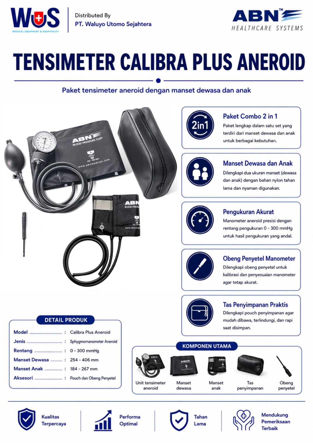 Tensimeter Calibra Plus Aneroid ABN