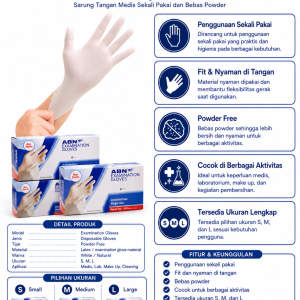 Sarung Tangan Medis ABN Examination Gloves