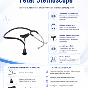 Stetoskop Fetal ABN — untuk Pemeriksaan Detak Jantung Janin