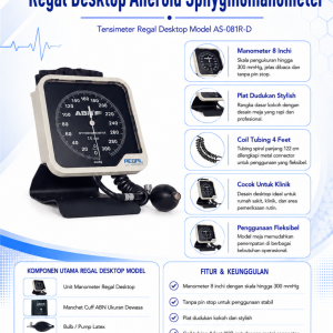 Tensimeter Aneroid ABN Regal Desktop Model (AS-081R-D)