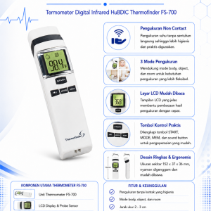 Termometer Digital Infrared HuBDIC Thermofinder FS-700