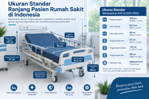 Berapa Ukuran Standar Ranjang Pasien Rumah Sakit di Indonesia?