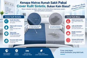 Kenapa Matras Rumah Sakit Pakai Cover Kulit Sintetis, Bukan Kain Biasa?