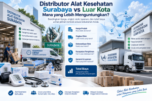 Distributor Alat Kesehatan Surabaya vs Luar Kota, Mana yang Lebih Menguntungkan?