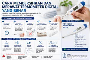 Cara Membersihkan dan Merawat Termometer Digital yang Benar