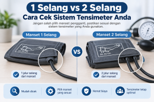 1 Selang vs 2 Selang, Cara Cek Sistem Tensimeter Anda