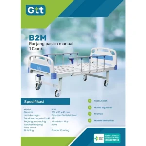 Ranjang Pasien GTT B2M Manual 1 Crank