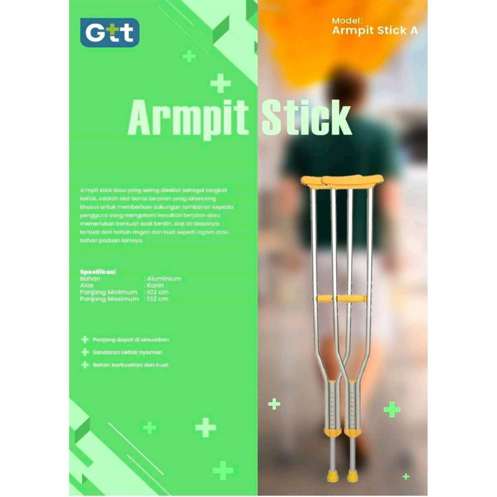 Tongkat Ketiak GTT (Armpit Stick A)