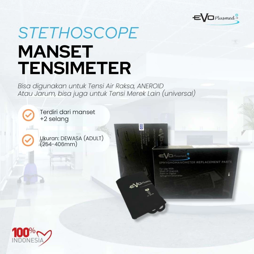Manset Tensimeter Evo Plusmed 2 Selang